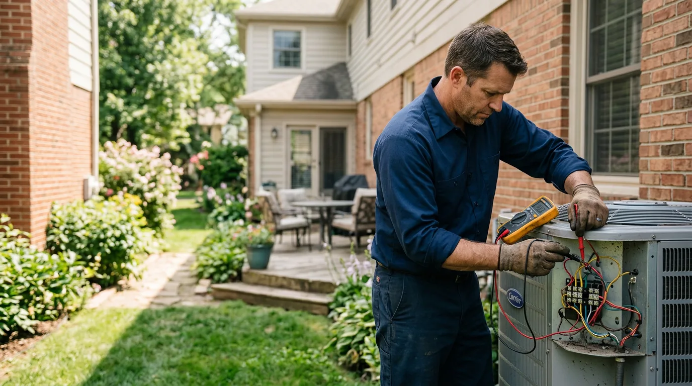 HVAC technician working near Posen, MI